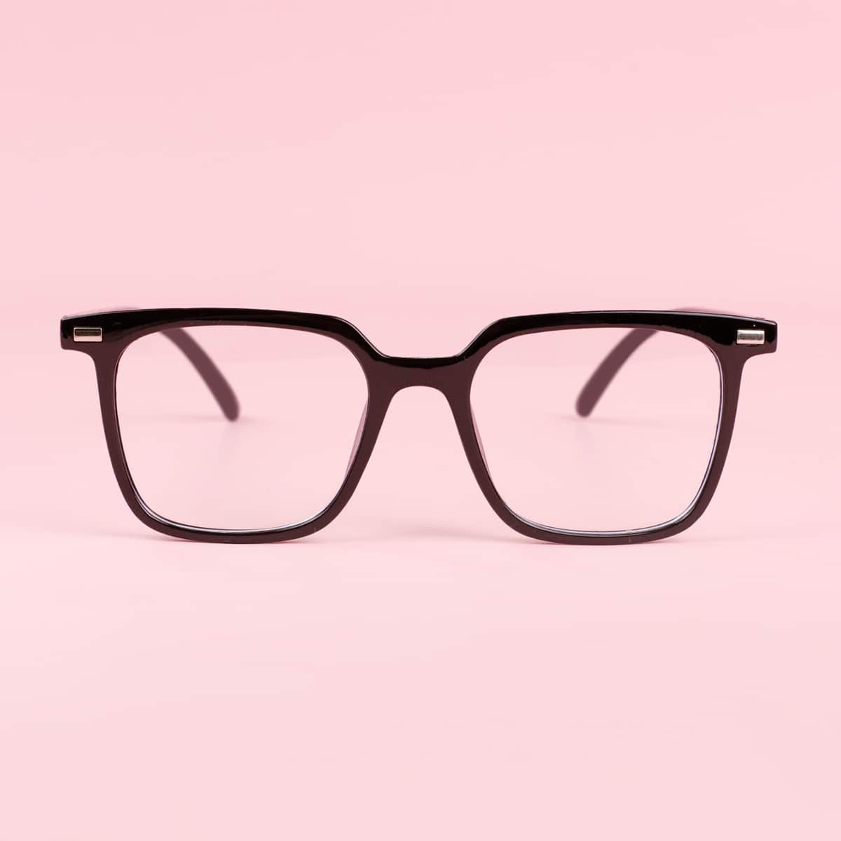 

Square Frame Optical Glasses, Clear