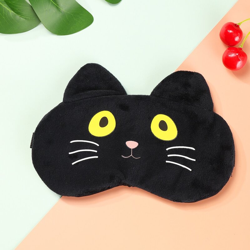 

1pc Cartoon Eye Cover, Black