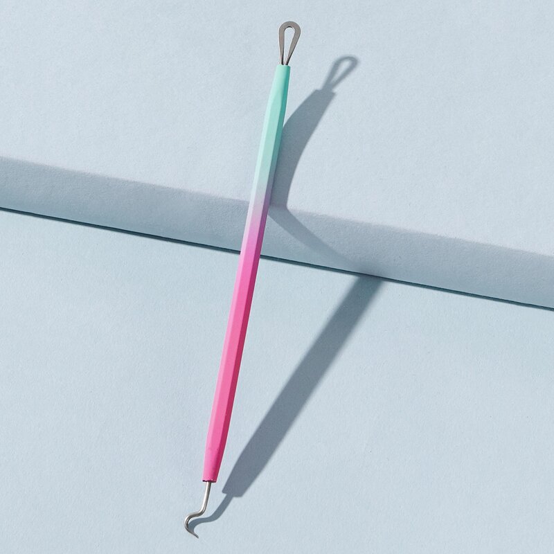 

1pc Ombre Handle Acne Needle, Multicolor