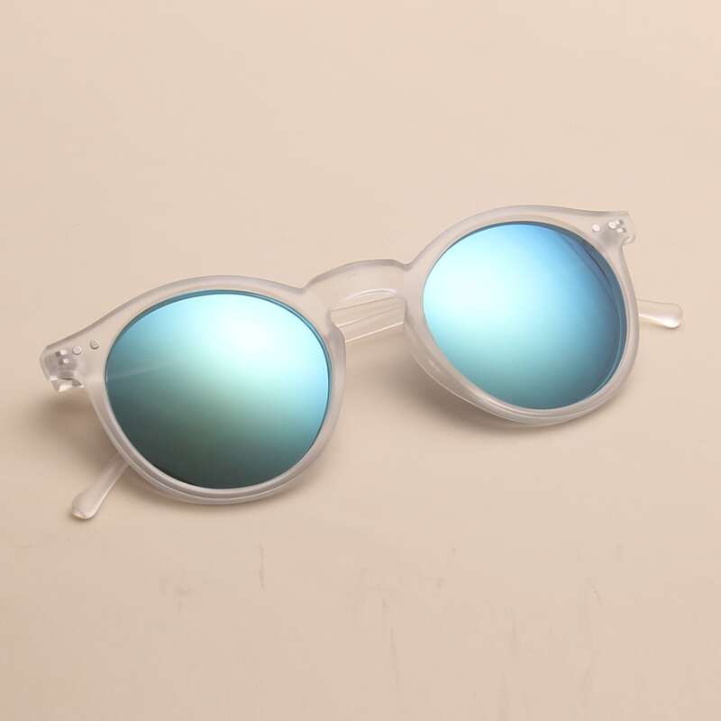 

Round Frame Sunglasses, Blue