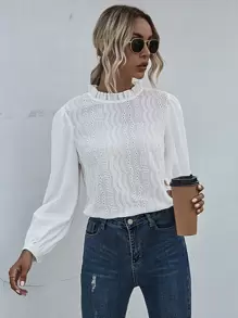 frill neck blouse uk