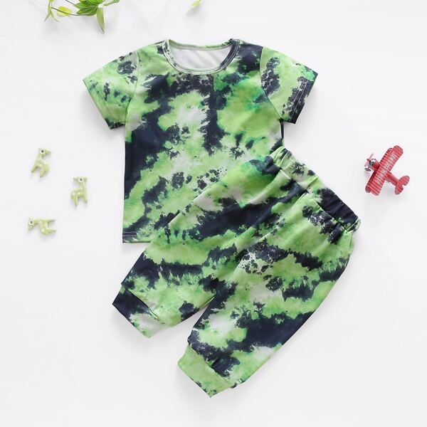 

Toddler Boys Tie Dye Tee & Sweatpants, Multicolor