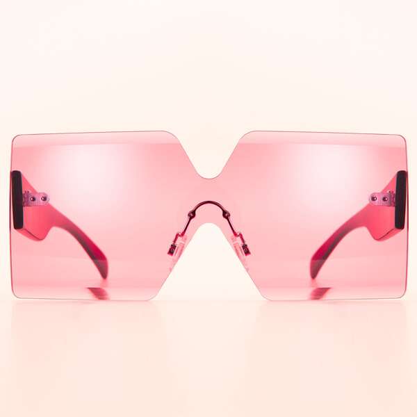 

Rimless Square Sunglasses