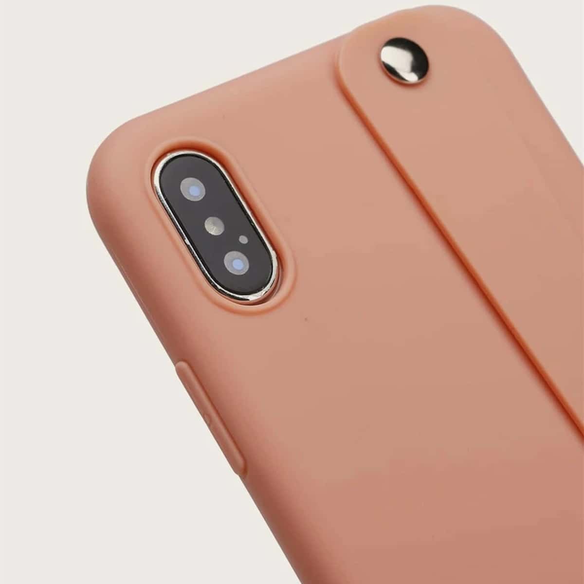 

Solid Hand Strap iPhone Case, Orange