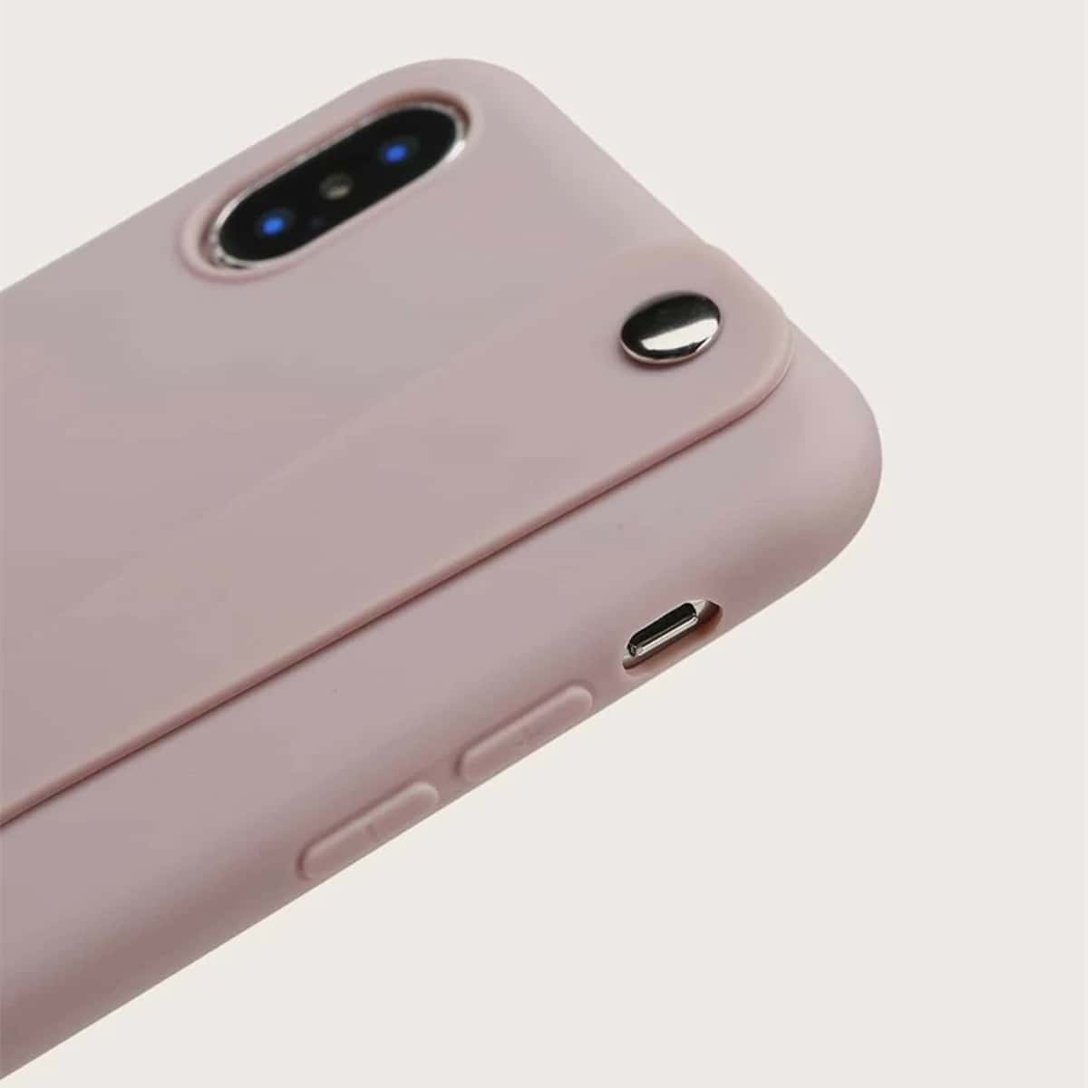

Solid Hand Strap iPhone Case, Dusty purple
