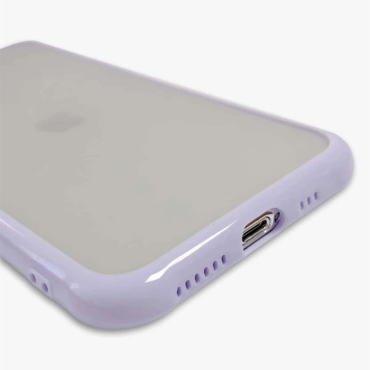 

Contrast Frame iPhone Case, Purple