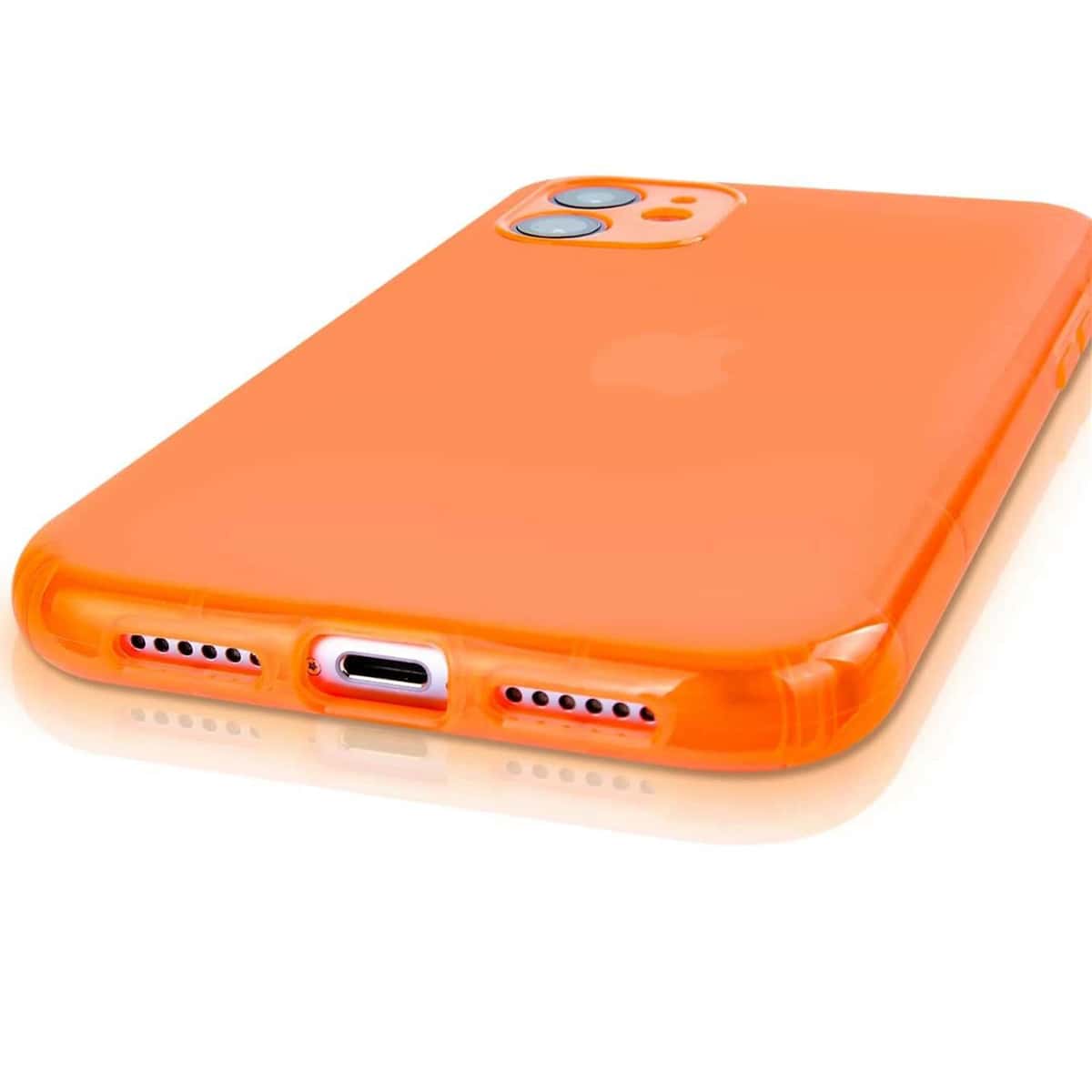 

Clear iPhone Case, Orange bright