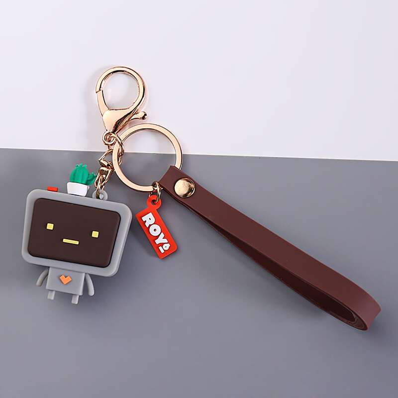 

Cartoon Robot Keychain, Multicolor