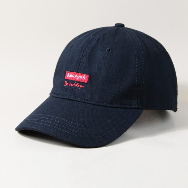 

Men Letter Embroidered Baseball Cap, Black