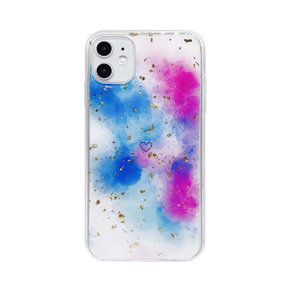 

Чехол для iPhone с принтом "сердце" 1шт, Многоцветный
