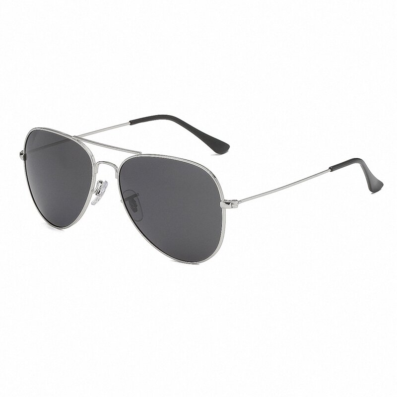 

Guys Top Bar Metal Frame Polarized Sunglasses, Dark grey