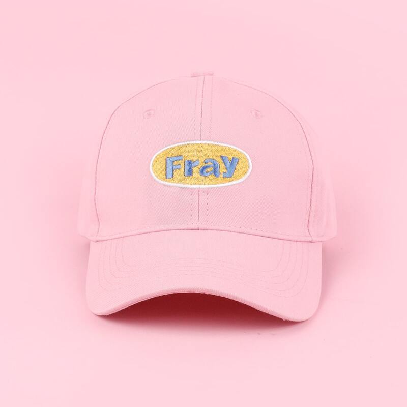 

Letter Graphic Baseball Cap, Baby pink