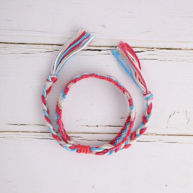 

1pc Braided Bracelet, Multicolor
