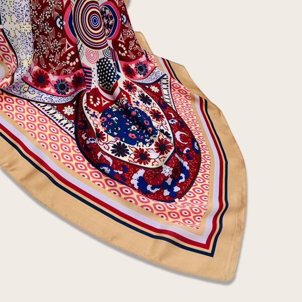 

Flower Pattern Bandana, Multicolor