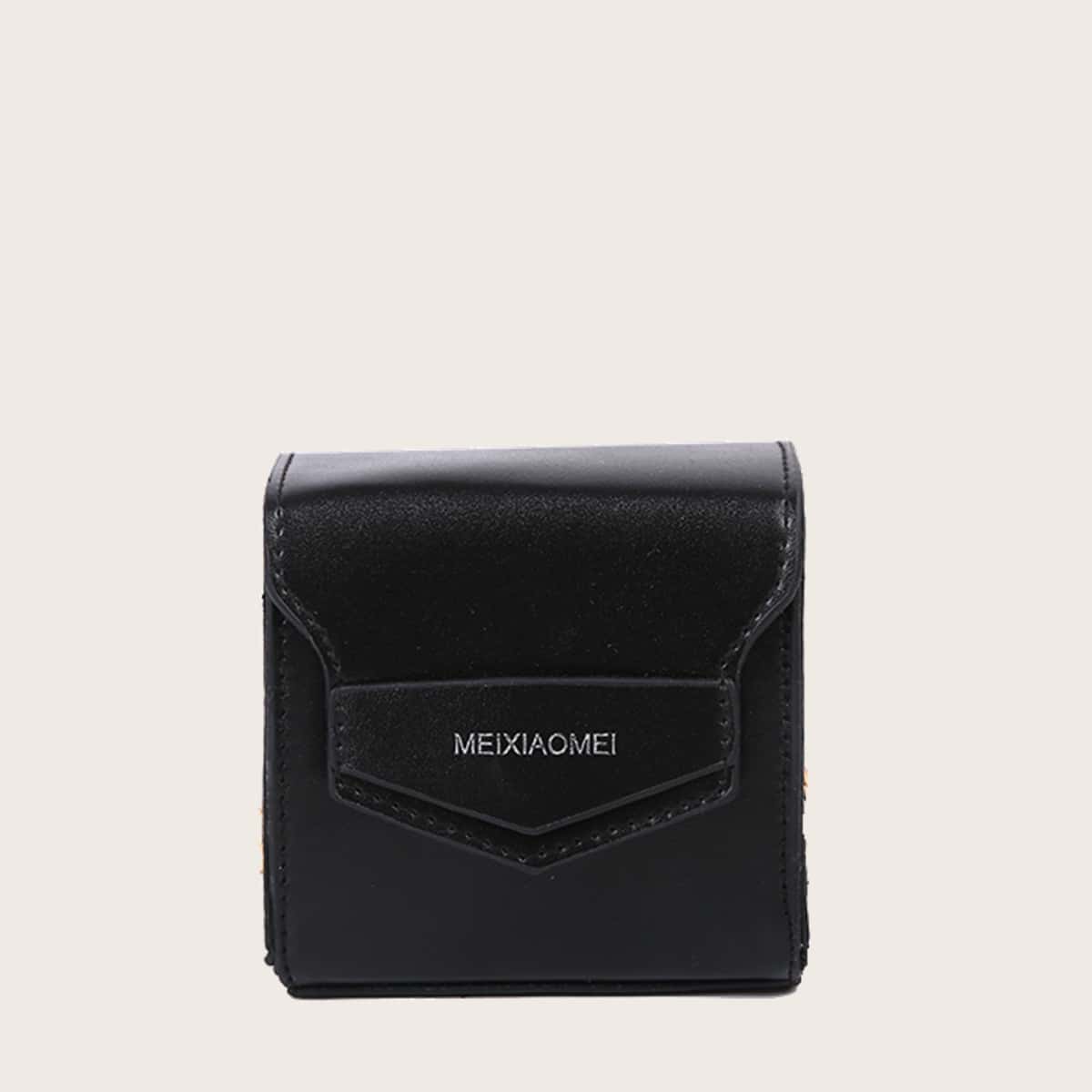 

Mini Chain Crossbody Bag, Black