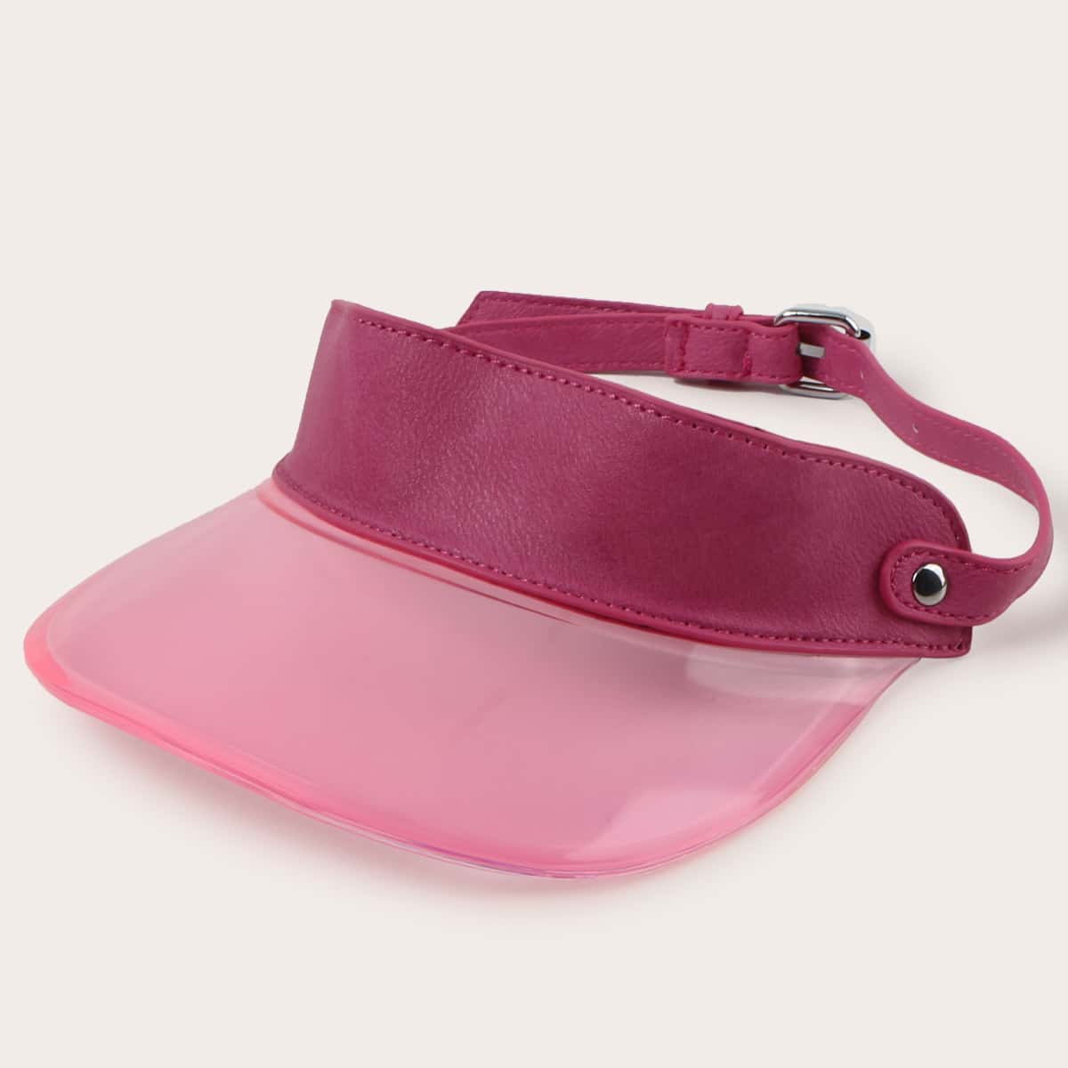 

Simple Visor Hat, Pink