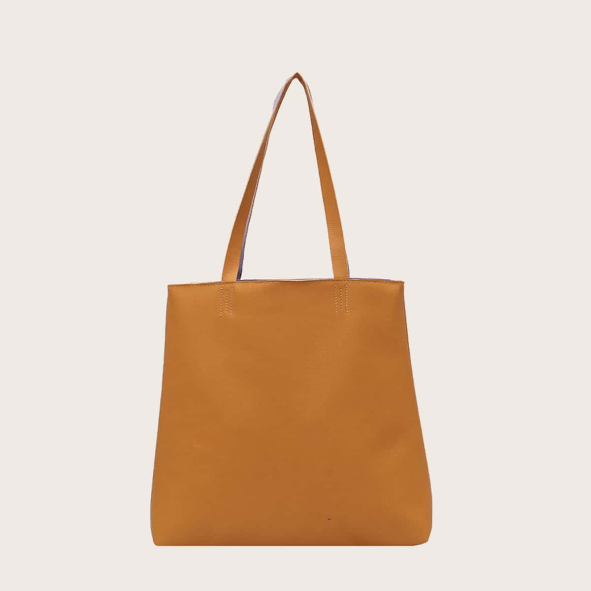 

Solid Tote Bag, Mustard yellow