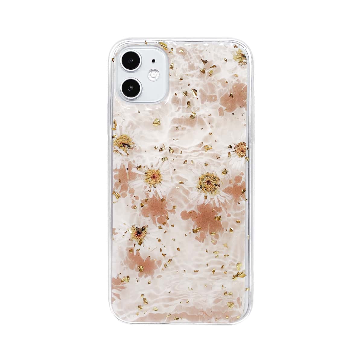 

1pc Flower Print iPhone Case, Multicolor
