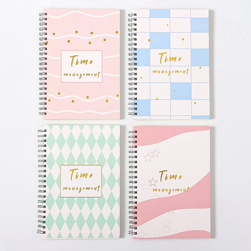 

1pack Geometric Pattern Cover Random Notebook, Multicolor