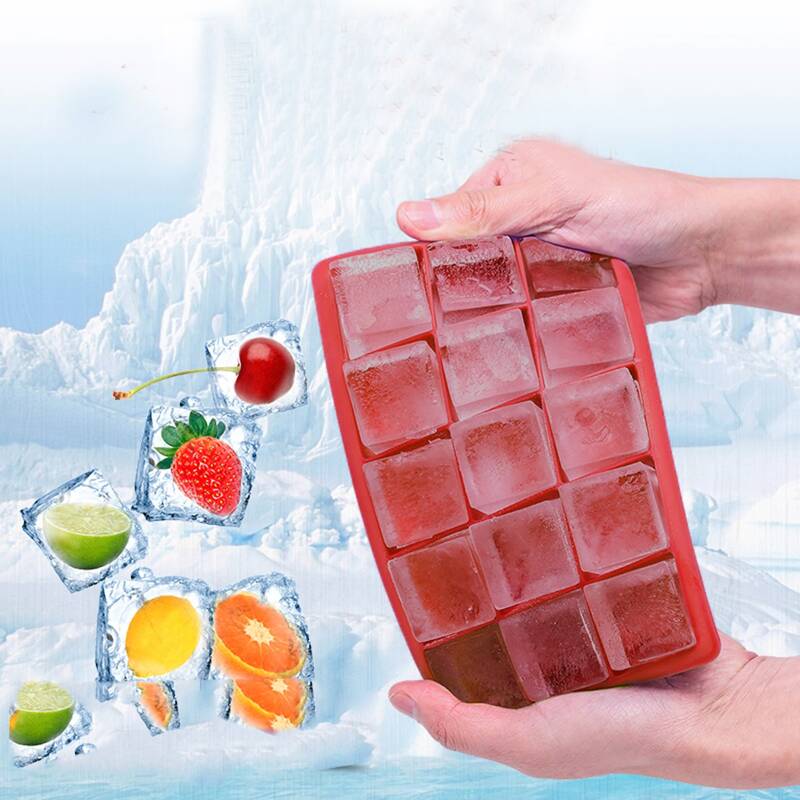 

Multi-grid Ice Cube Mold, Red