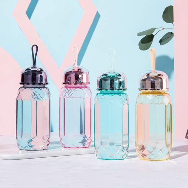

1pc Portable Random Color Water Bottle, Multicolor
