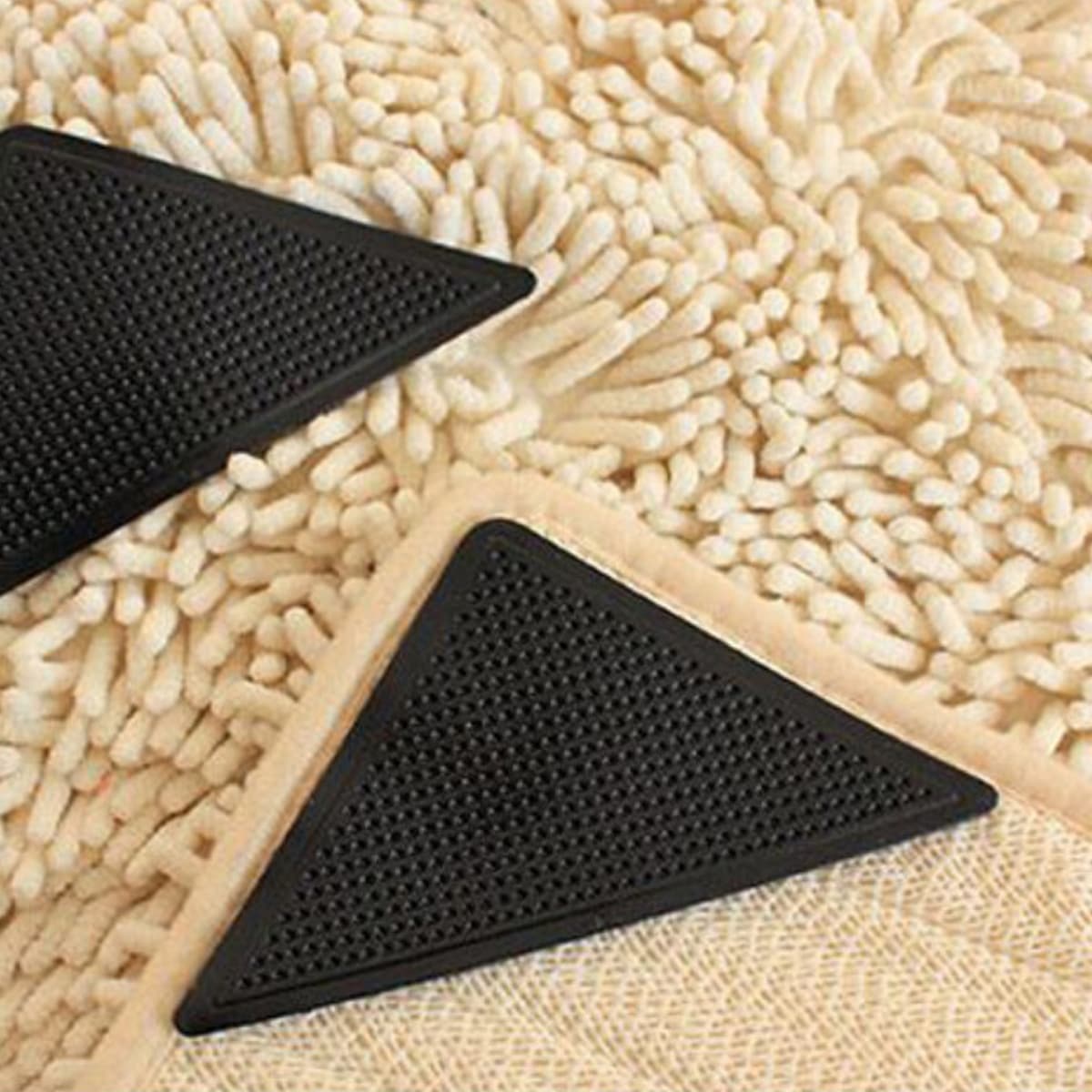 

4pcs Carpet Anti-slip Gripper, Black