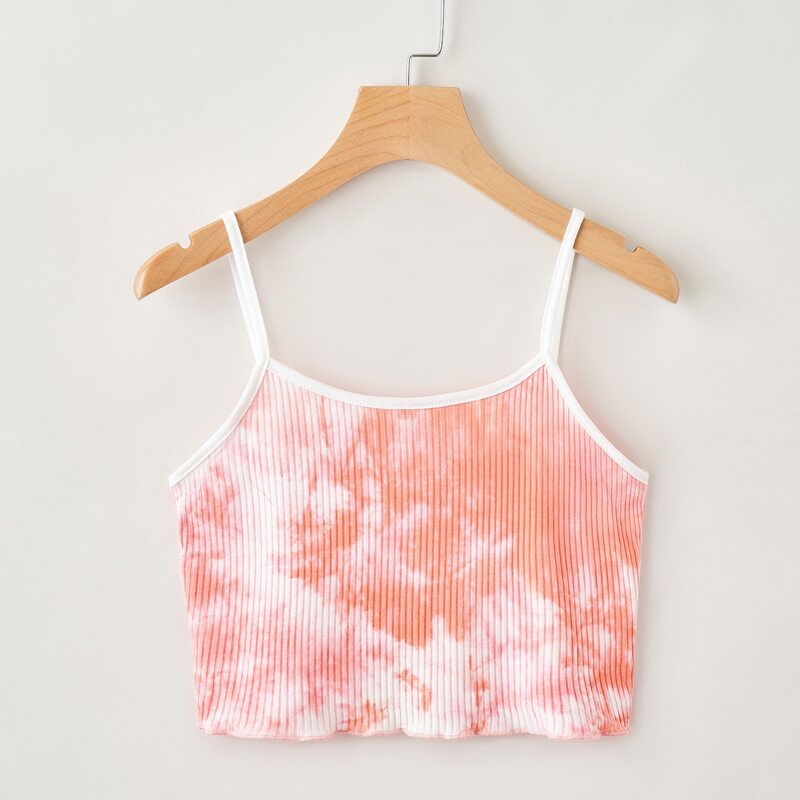 

Ribbed Tie Dye Cami, Multicolor