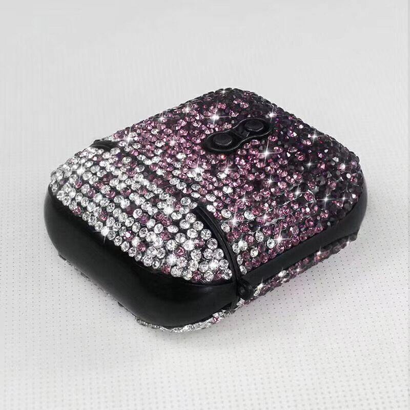 

Ombre Rhinestone AirPods Case, Multicolor