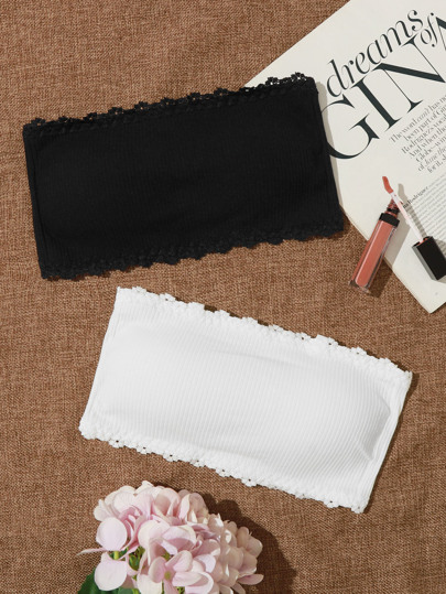 طقم شريط لصدر بغطاء مزروع، حُريريّ