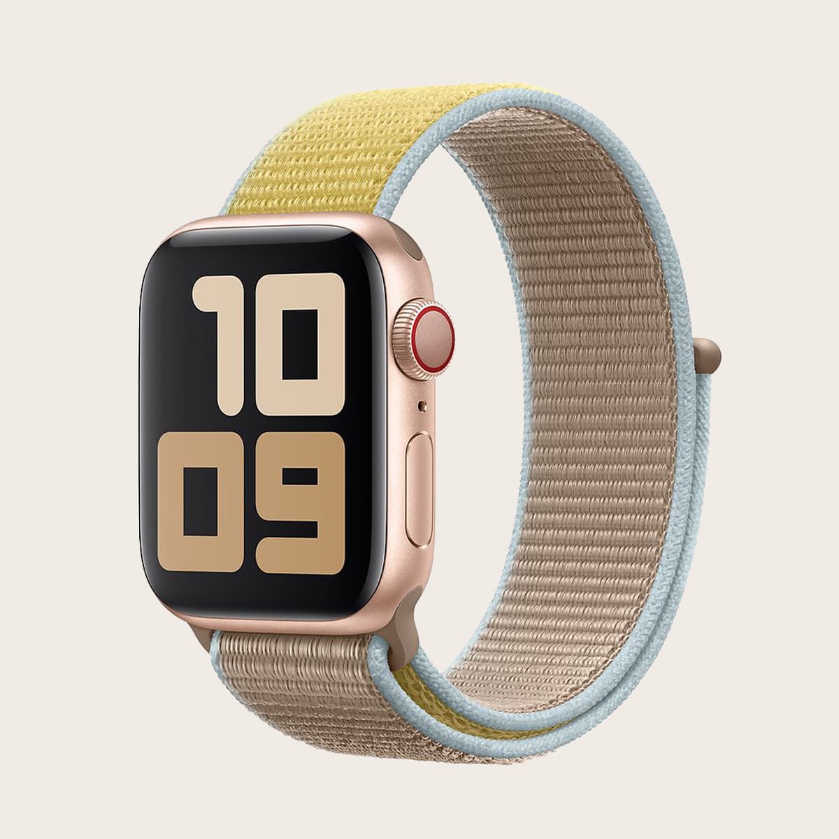 

1pc Nylon Loopback iWatch Band, Multicolor