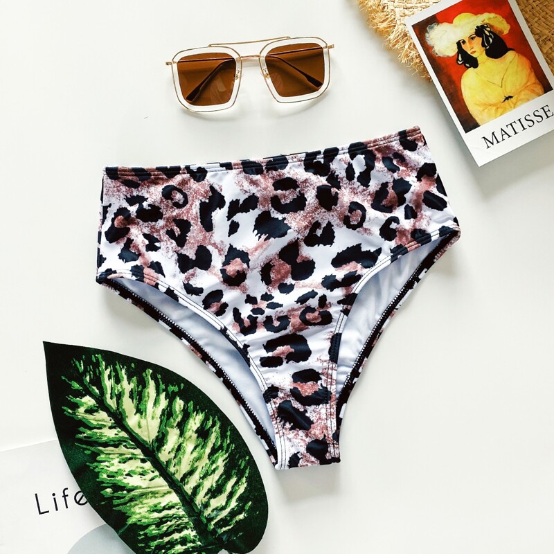 

Leopard High Waisted Bikini Panty, Multicolor