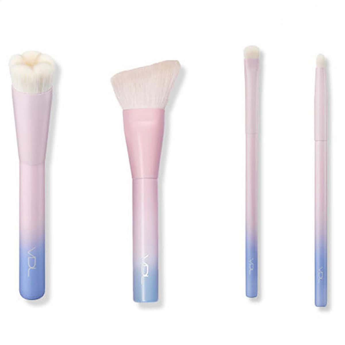 

4pcs Makeup Brush Set, Pink