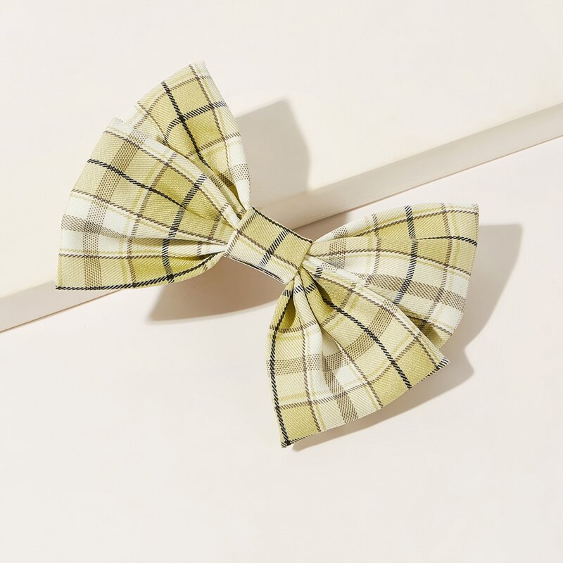 

Plaid Bow Hair Clip, Multicolor