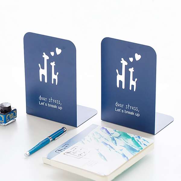 

1pair Deer Hollow Bookend, Blue