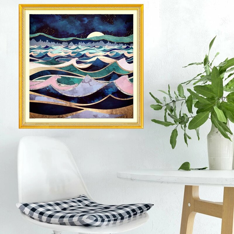 

Sunset Pattern Diamond Painting, Multicolor