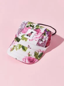 BONAPET 春夏季寵物防曬棒球帽,可調節帽子適用於小狗和貓 - 淺粉色 - 查看 1