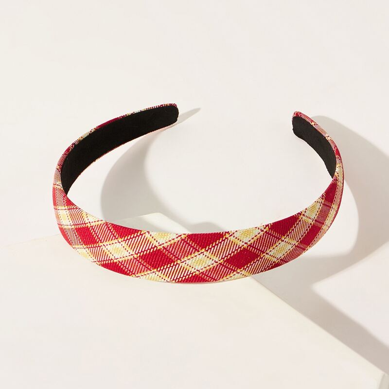 

Tartan Hair Hoop, Multicolor