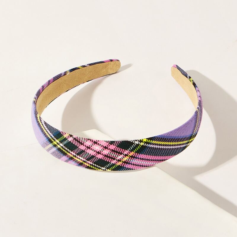 

Tartan Hair Hoop, Multicolor
