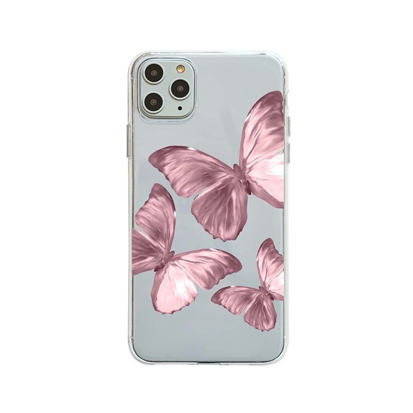 

Чехол для iPhone с принтом "бабочка" 1шт, Прозрачный