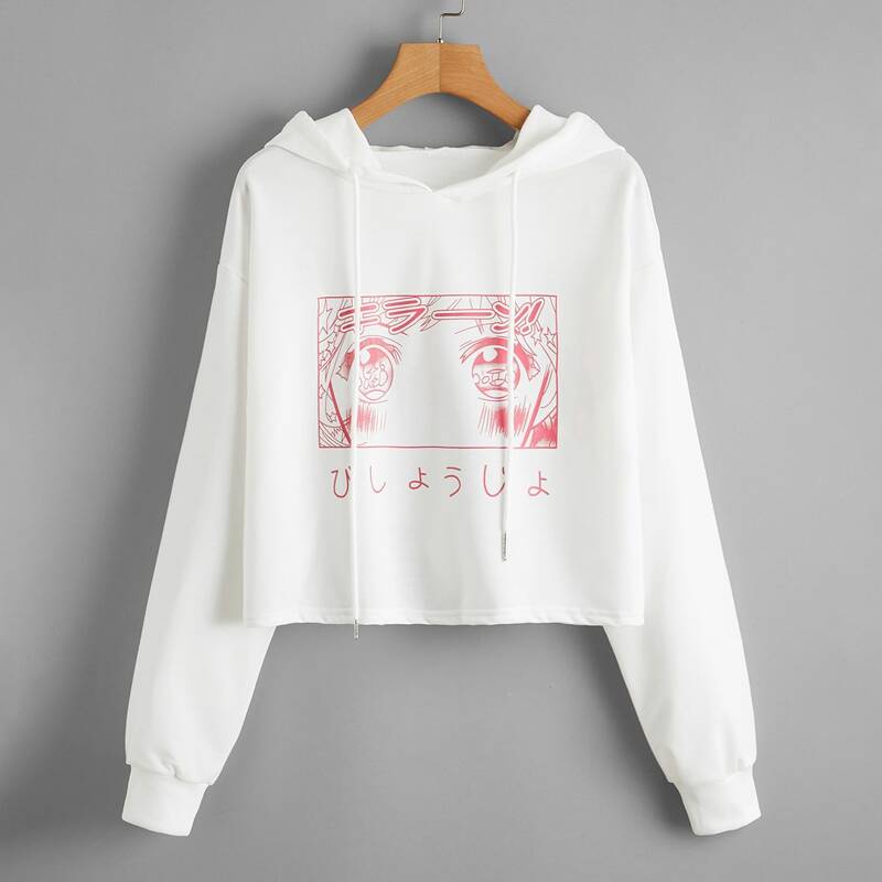 

Figure Graphic Hoodie, White