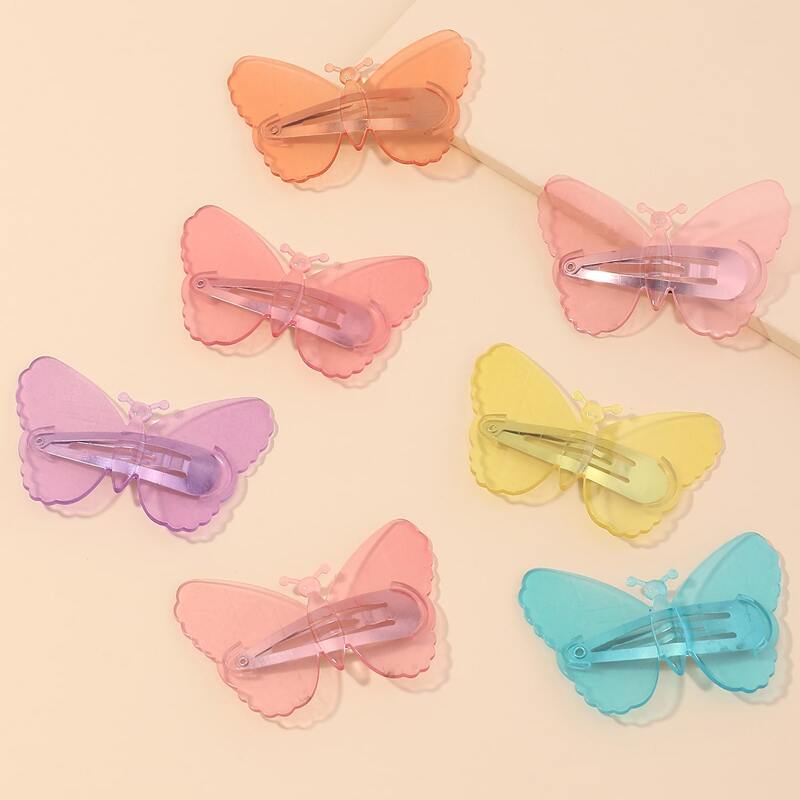 

7pcs Multicolor Butterfly Hair Clip