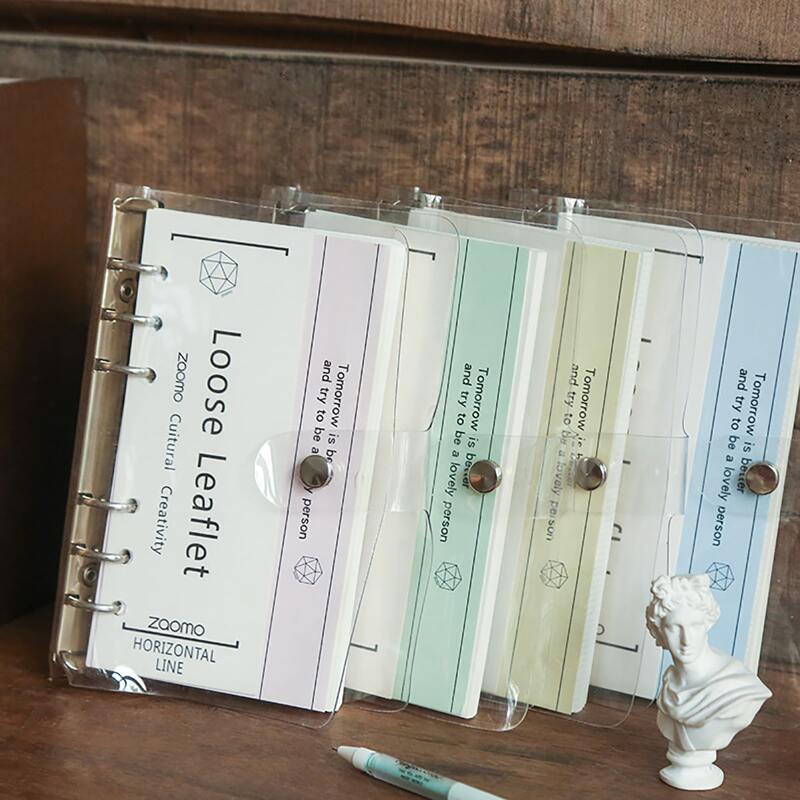 

1pack Random Loose-leaf Notebook, Multicolor