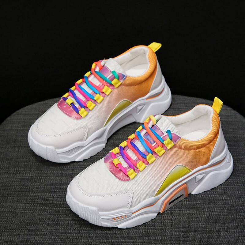 

Ombre Strap Mesh Chunky Sneakers, Multicolor