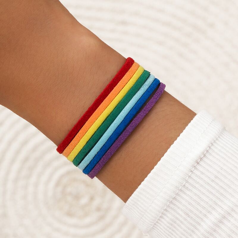 

1pc Rainbow Bracelet, Multicolor