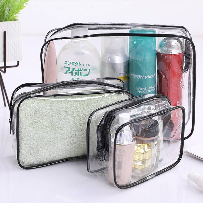 

3pcs Travel Storage Bag, Clear