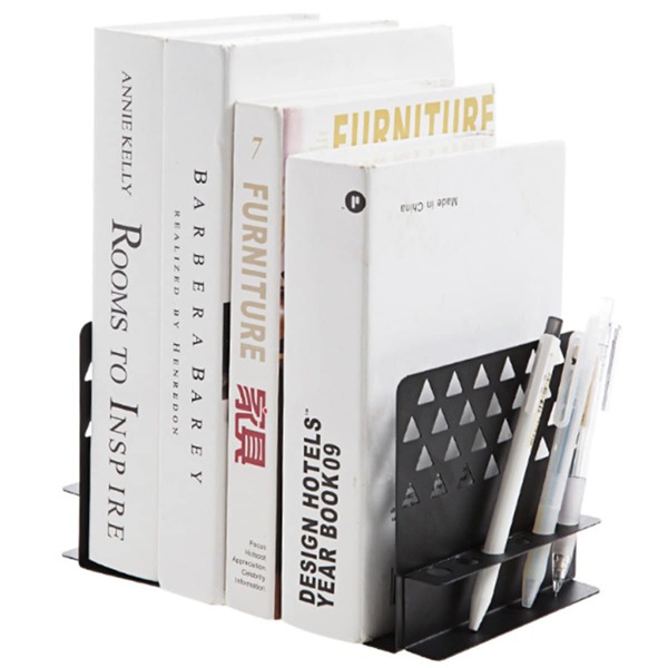 

1шт металлический многофункциональный книгодержатель, Чёрный