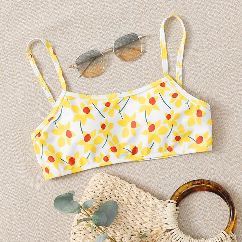 

Floral Cami Bikini Top, Multicolor