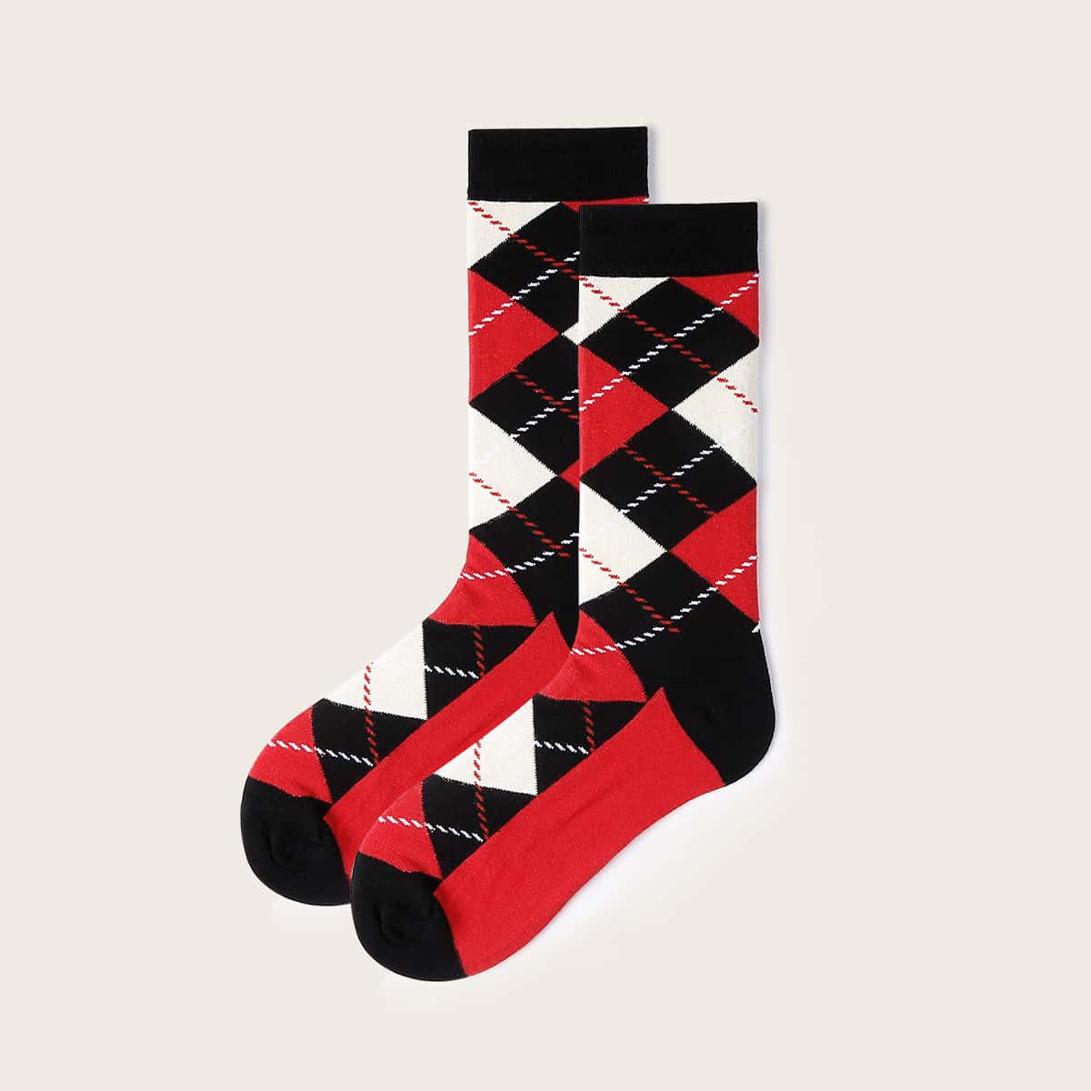 

Guys Color Block Socks, Multicolor