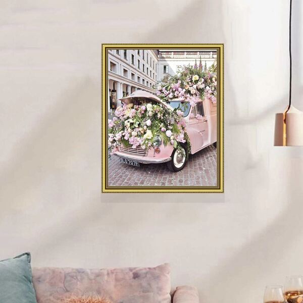 

Rose Print DIY Diamond Painting, Multicolor