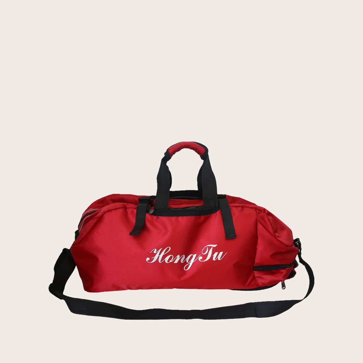 

Guys Letter Graphic Duffle Bag, Red